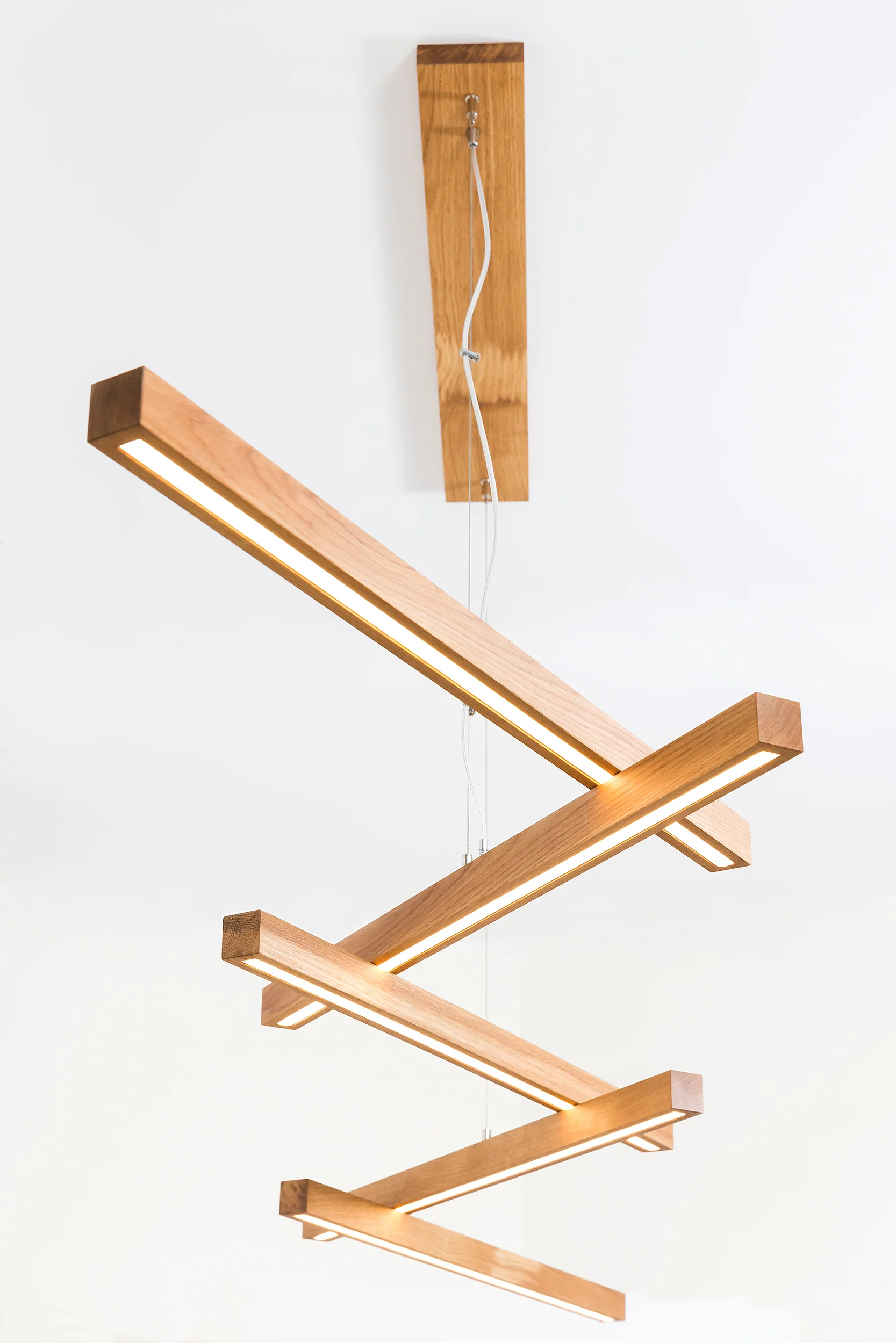 SOLO (wooden chandelier with 5 Bars) - Image 4